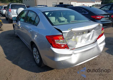 2012 Honda Civic Lx из США, поврежденный, VIN 2HGFB2F51CH333294